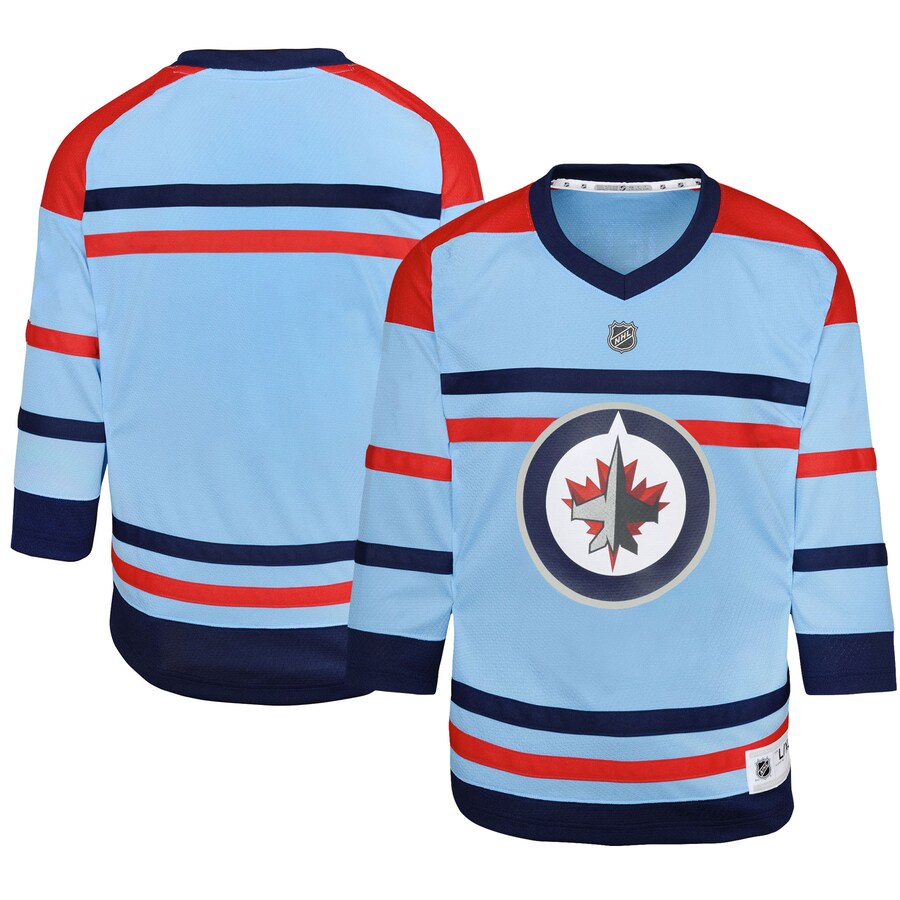 Youth Winnipeg Jets  Light Blue Anniversary Replica Jersey - Puhuasuan