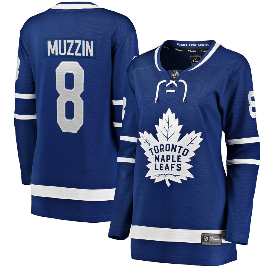 Women's Toronto Maple Leafs Jake Muzzin Fanatics Branded Blue Home Breakaway Player Jersey - Puhuasuan