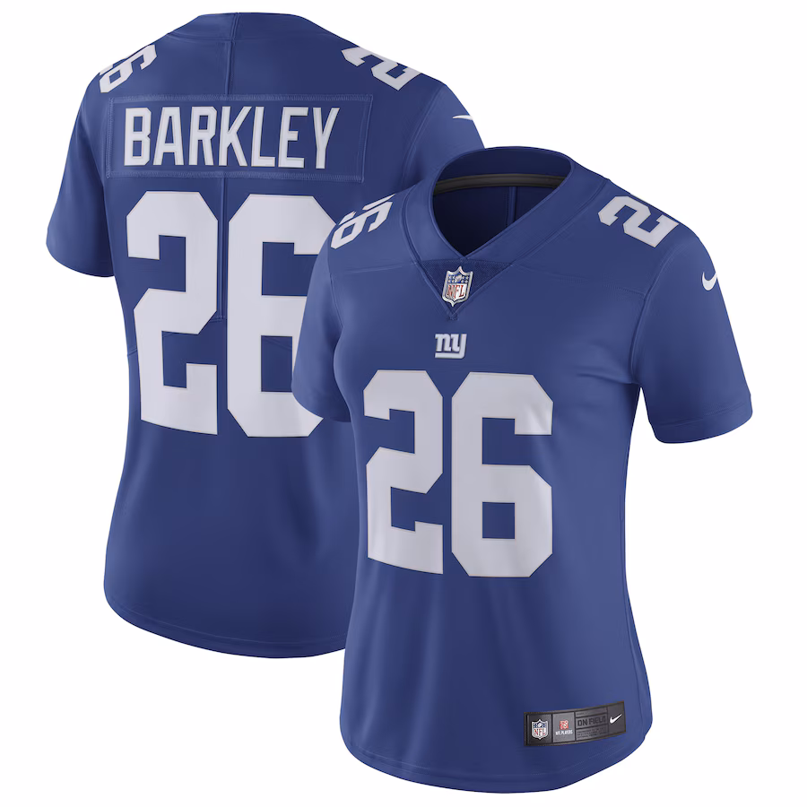 Women's New York Giants Saquon Barkley Nike Royal Vapor Untouchable Limited Jersey - Puhuasuan