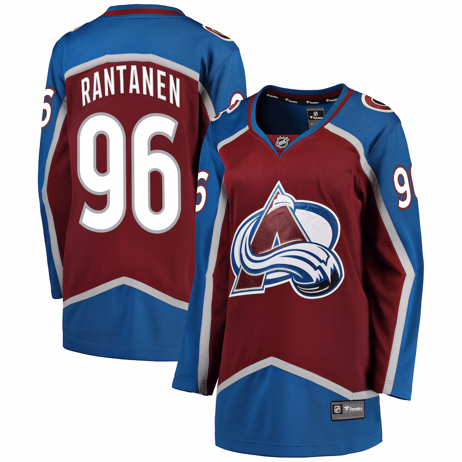 Women's Colorado Avalanche Mikko Rantanen Fanatics Burgundy Breakaway Player Jersey - Puhuasuan
