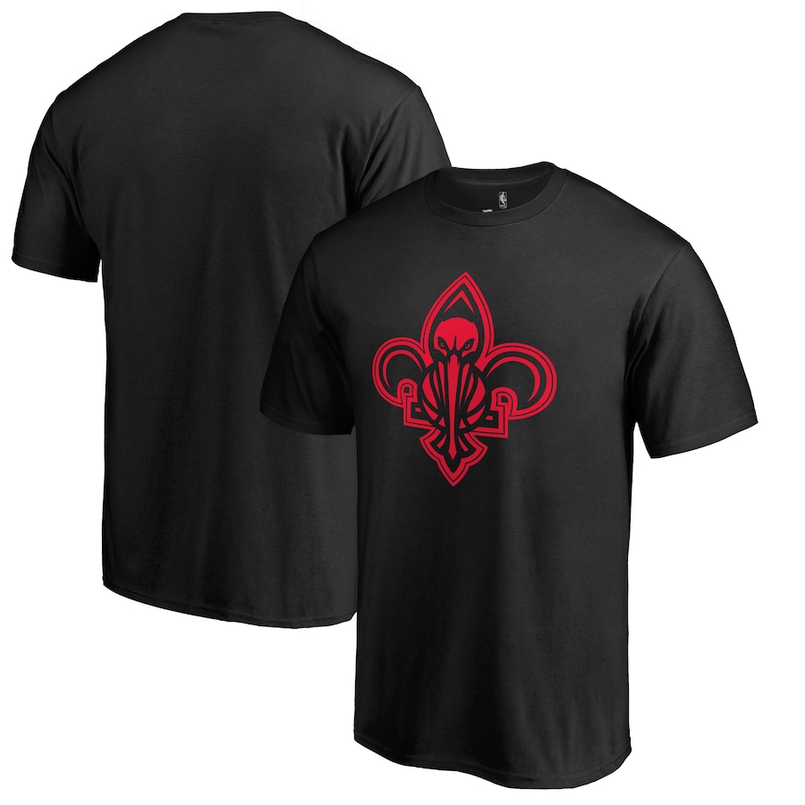 Men's New Orleans Pelicans Black Taylor T-Shirt - Puhuasuan