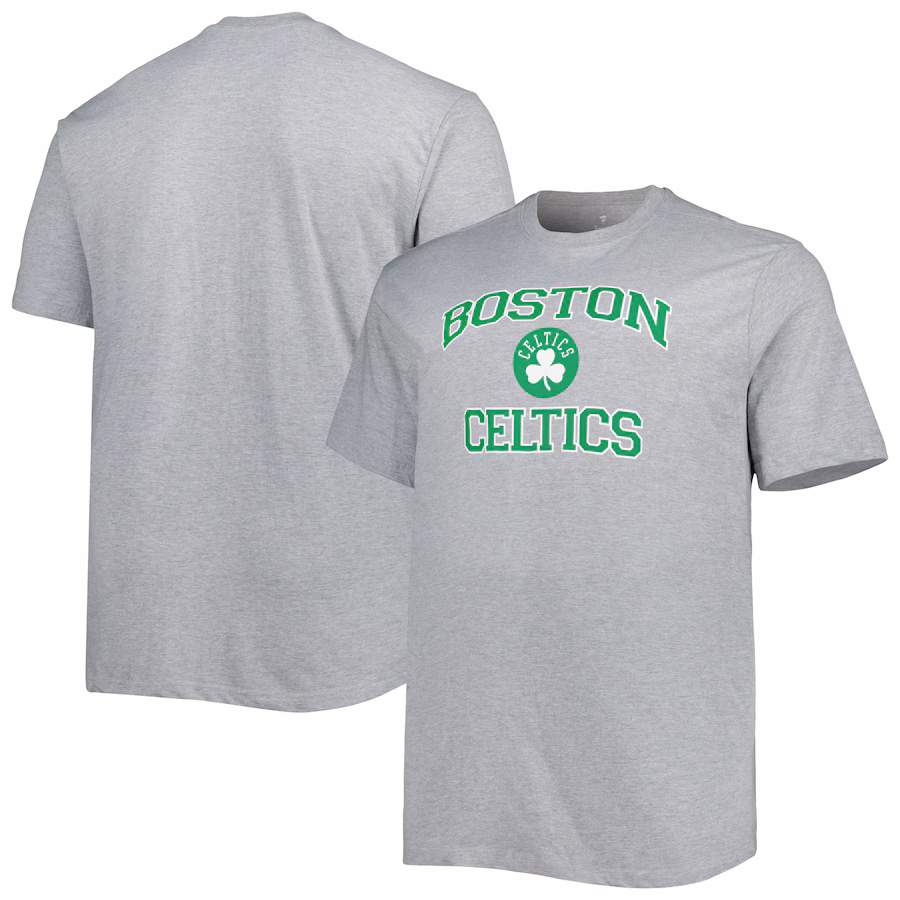 Men's Boston Celtics Black Big & Tall Heart & Soul T-Shirt - Puhuasuan