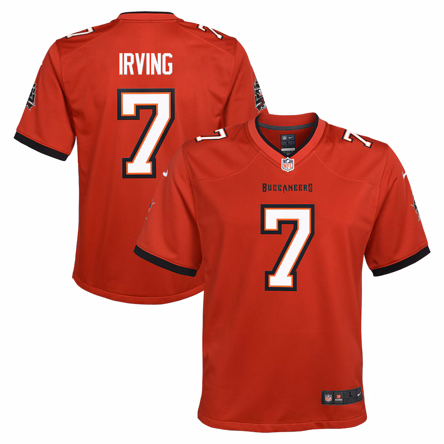 Youth Tampa Bay Buccaneers Bucky Irving Nike Red Game Jersey - Puhuasuan