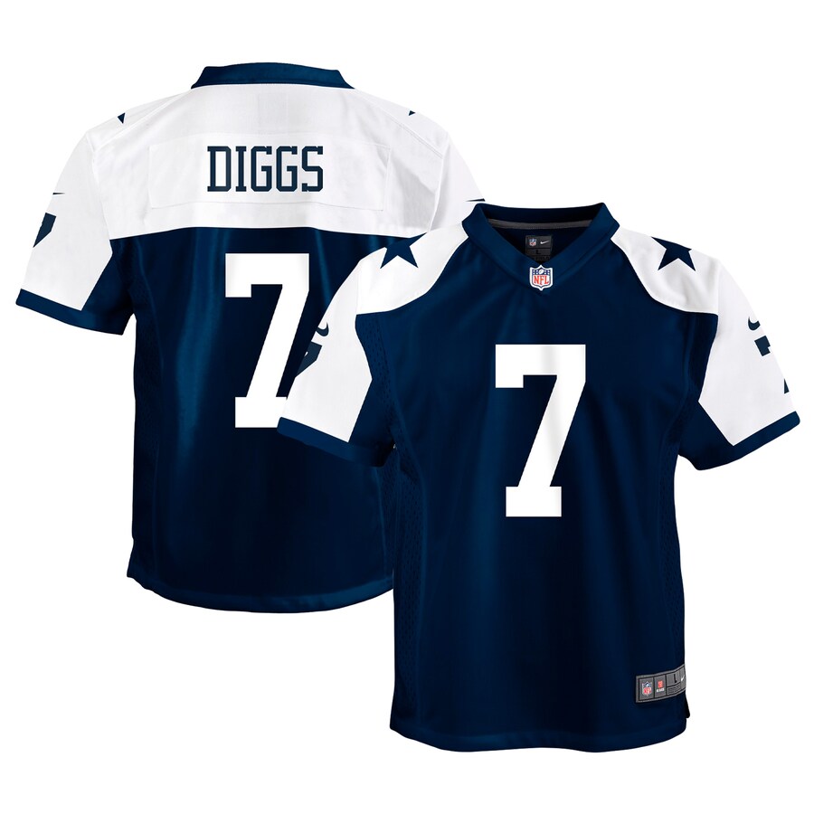 Youth Dallas Cowboys Trevon Diggs Nike Navy Alternate Game Jersey - Puhuasuan