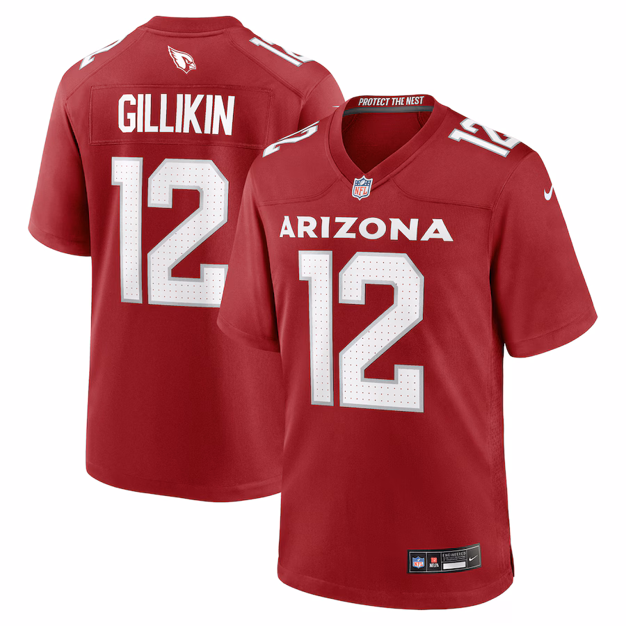 Men's Arizona Cardinals Blake Gillikin Nike Cardinal Team Game Jersey - Puhuasuan