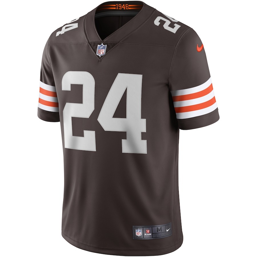 Men's Cleveland Browns Nick Chubb Nike Brown Vapor Limited Jersey - Puhuasuan