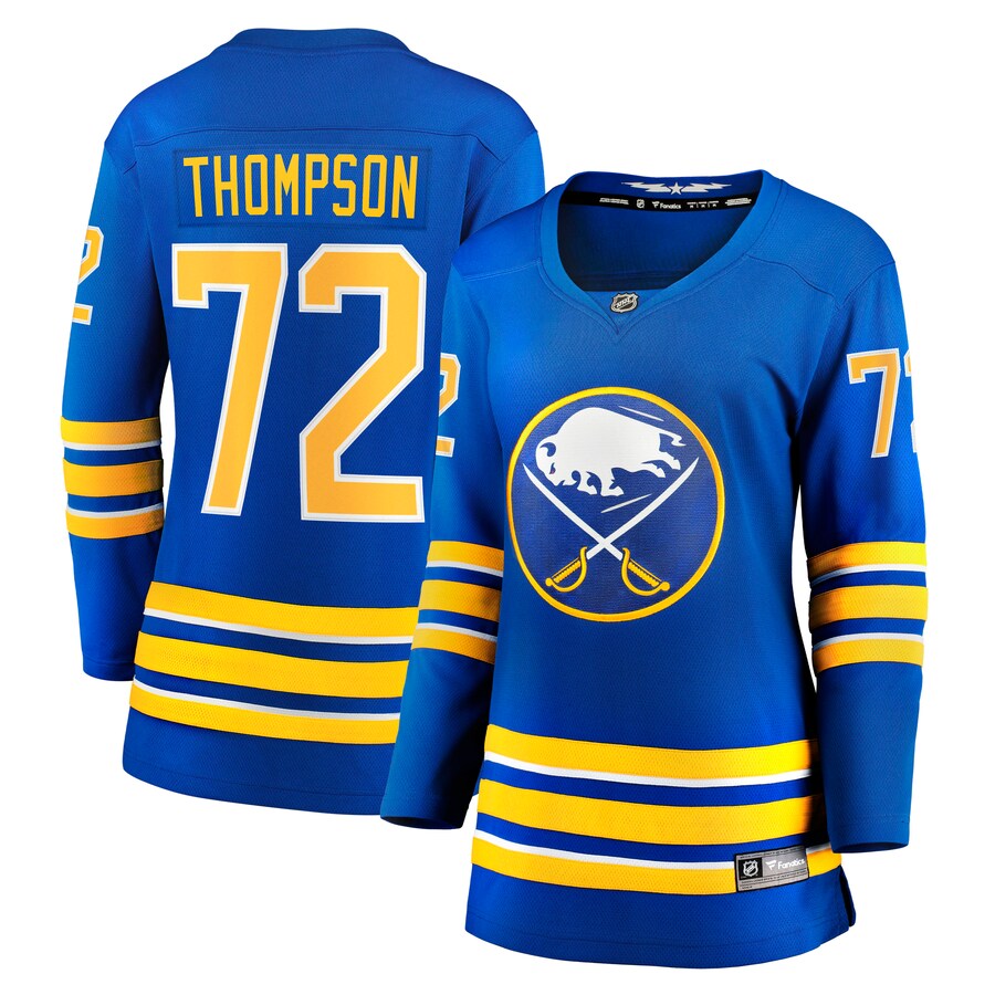 Women's Buffalo Sabres Tage Thompson Fanatics Branded Royal Home Breakaway Player Jersey - Puhuasuan