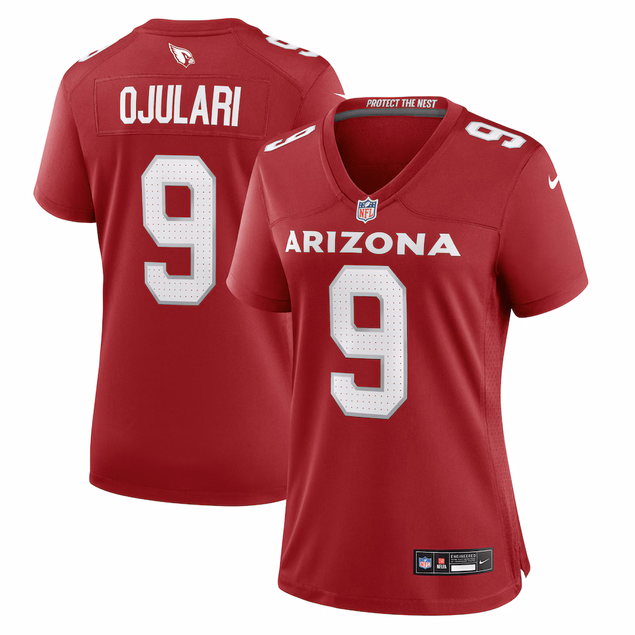 Women's Arizona Cardinals BJ Ojulari Nike Cardinal Team Game Jersey - Puhuasuan