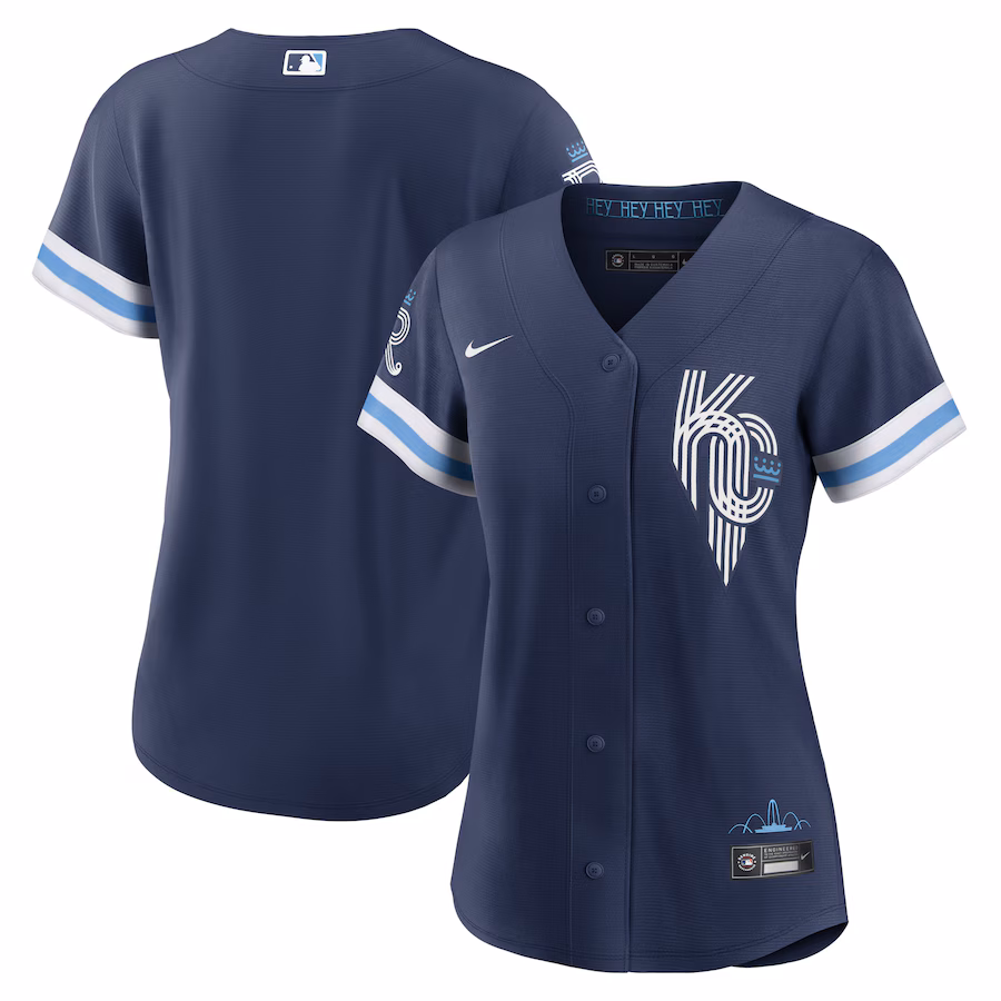 Women's Kansas City Royals Nike Navy City Connect Replica Jersey - Puhuasuan