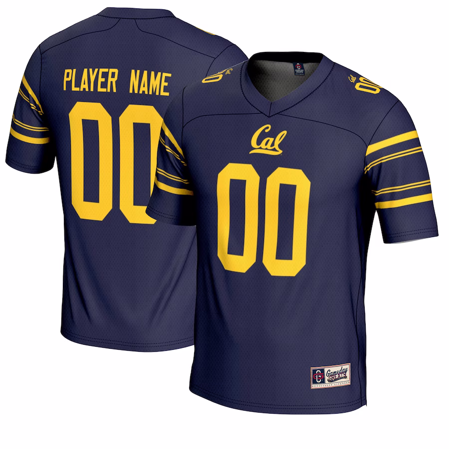 Cal Bears GameDay Greats Youth NIL Pick-A-Player Football Jersey - Navy - Puhuasuan