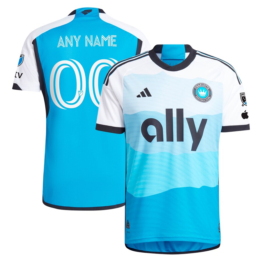 Men's Charlotte FC  adidas Blue 2024 The Carolina Kit: Explore Custom Authentic Jersey - Puhuasuan