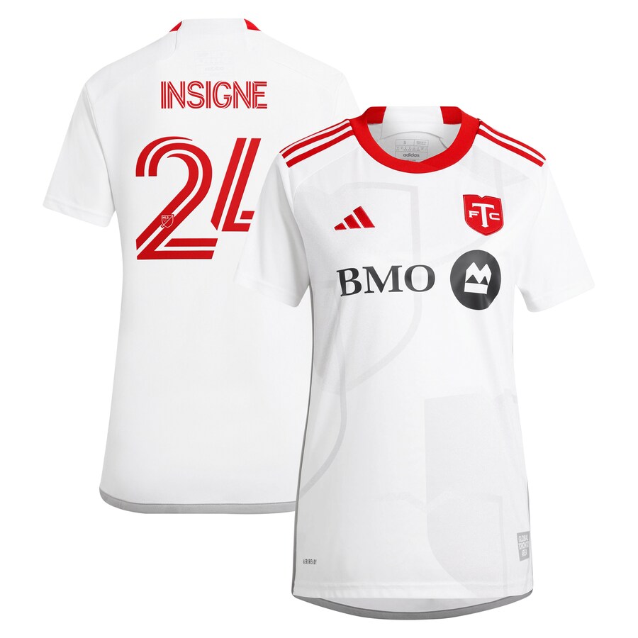 Women's Toronto FC Lorenzo Insigne adidas White 2024 GTA Kit Replica Player Jersey - Puhuasuan