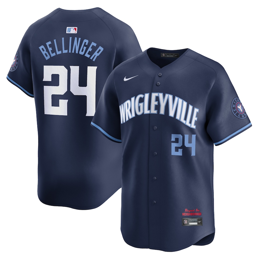 Men's Chicago Cubs Cody Bellinger Nike Navy City Connect Limited Player Jersey - Puhuasuan