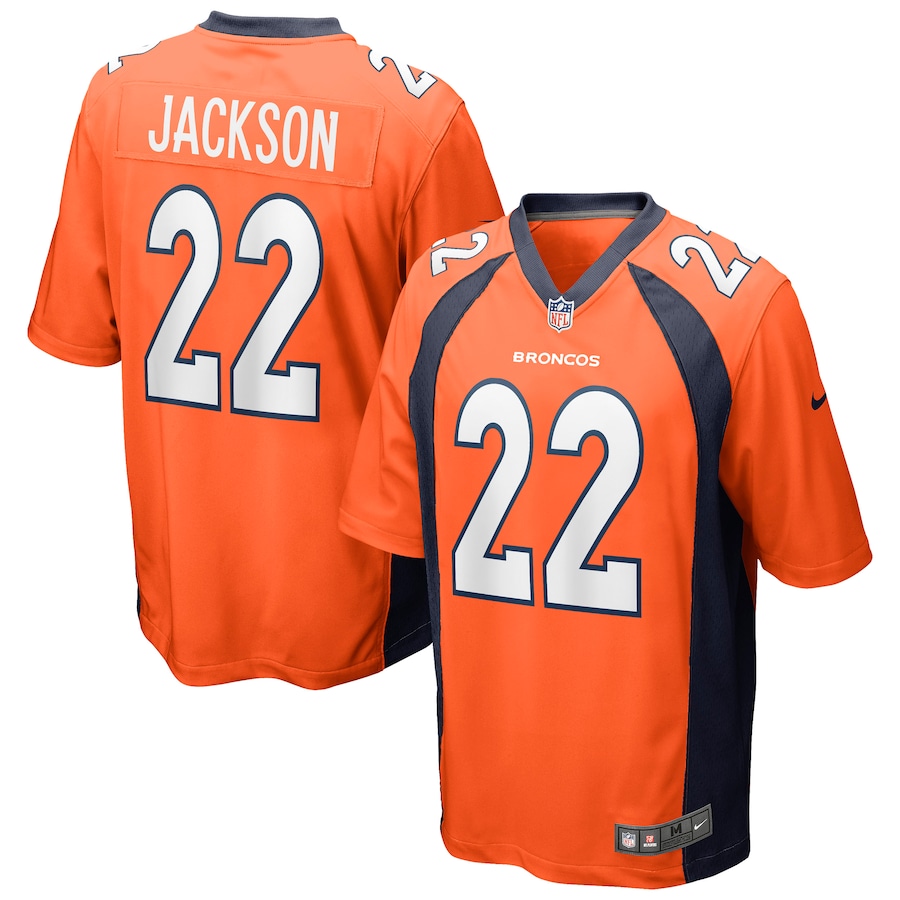 Men's Denver Broncos Kareem Jackson Nike Orange Game Jersey - Puhuasuan