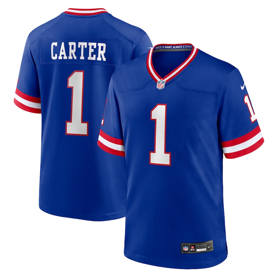 Men's New York Giants Abdul Carter Nike Royal First Round Pick 2nd Alternate Game Jersey - Puhuasuan