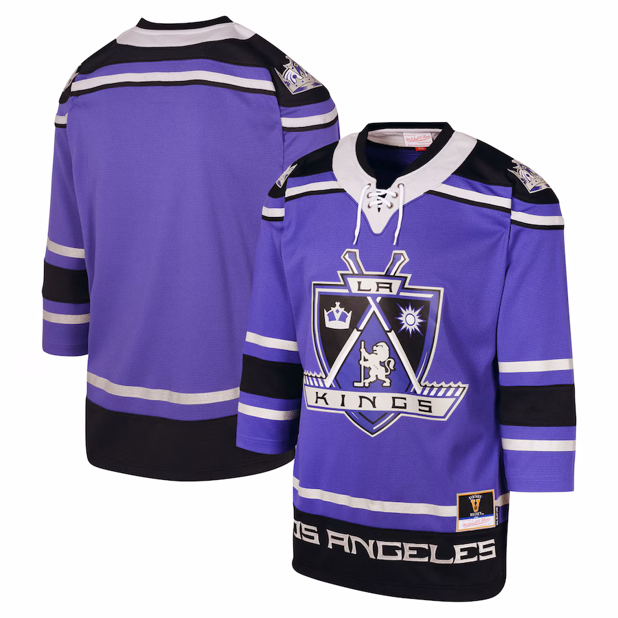 Youth Los Angeles Kings Mitchell & Ness Purple 2002 Blue Line Jersey - Puhuasuan