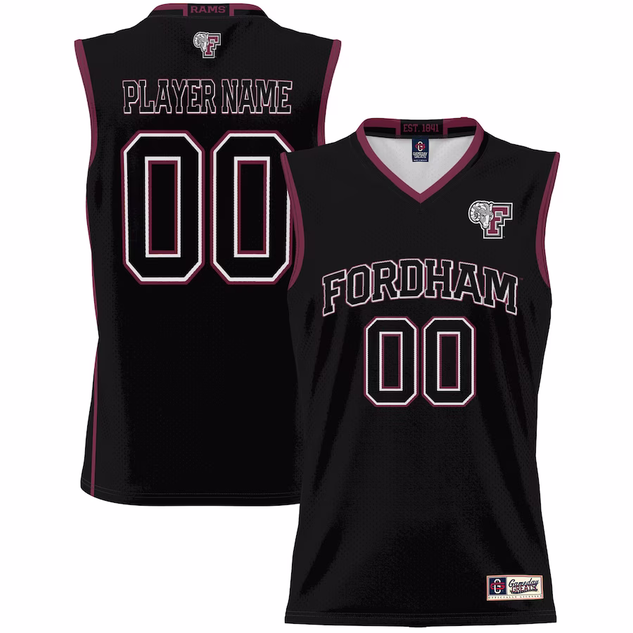 Fordham Rams GameDay Greats Youth NIL Pick-A-Player Lightweight Basketball Jersey - Black - Puhuasuan