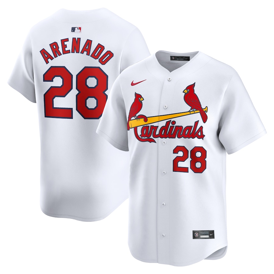Youth St. Louis Cardinals Nolan Arenado Nike White Home Limited Player Jersey - Puhuasuan