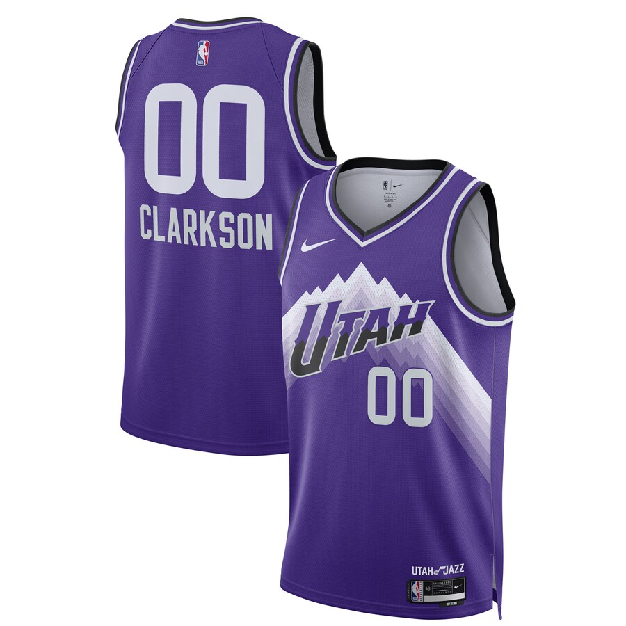 Unisex Utah Jazz Jordan Clarkson Nike Purple 2023/24 Swingman Jersey - City Edition - Puhuasuan