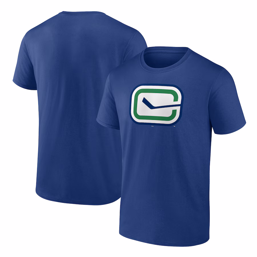 Men's Vancouver Canucks Royal Alternate Logo T-Shirt - Puhuasuan