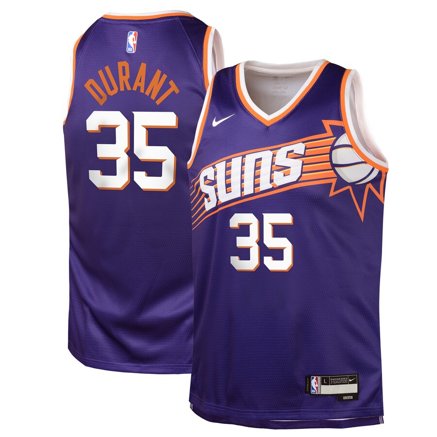 Youth Phoenix Suns Kevin Durant Nike Purple Swingman Jersey - Icon - Puhuasuan
