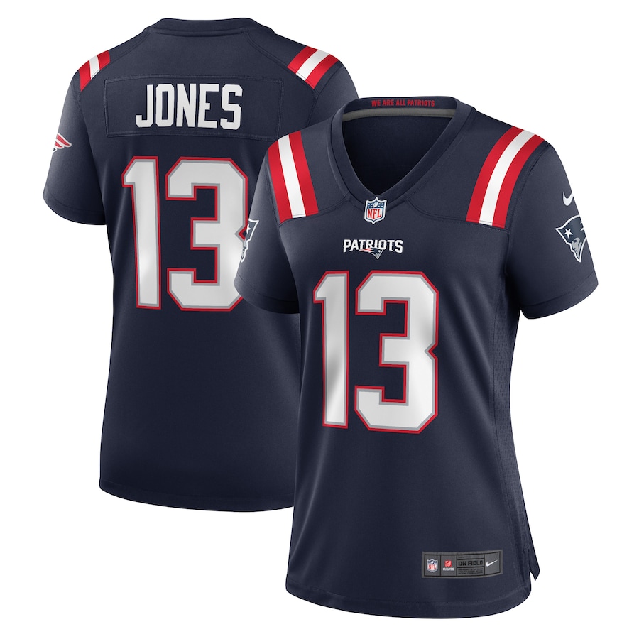 Women's New England Patriots Jack Jones Nike Navy Game Player Jersey - Puhuasuan
