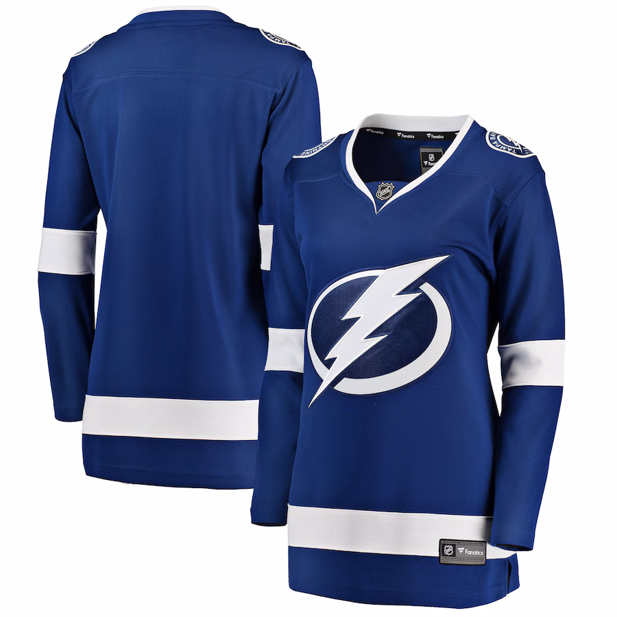 Women's Tampa Bay Lightning Fanatics Blue Breakaway Home Jersey - Puhuasuan
