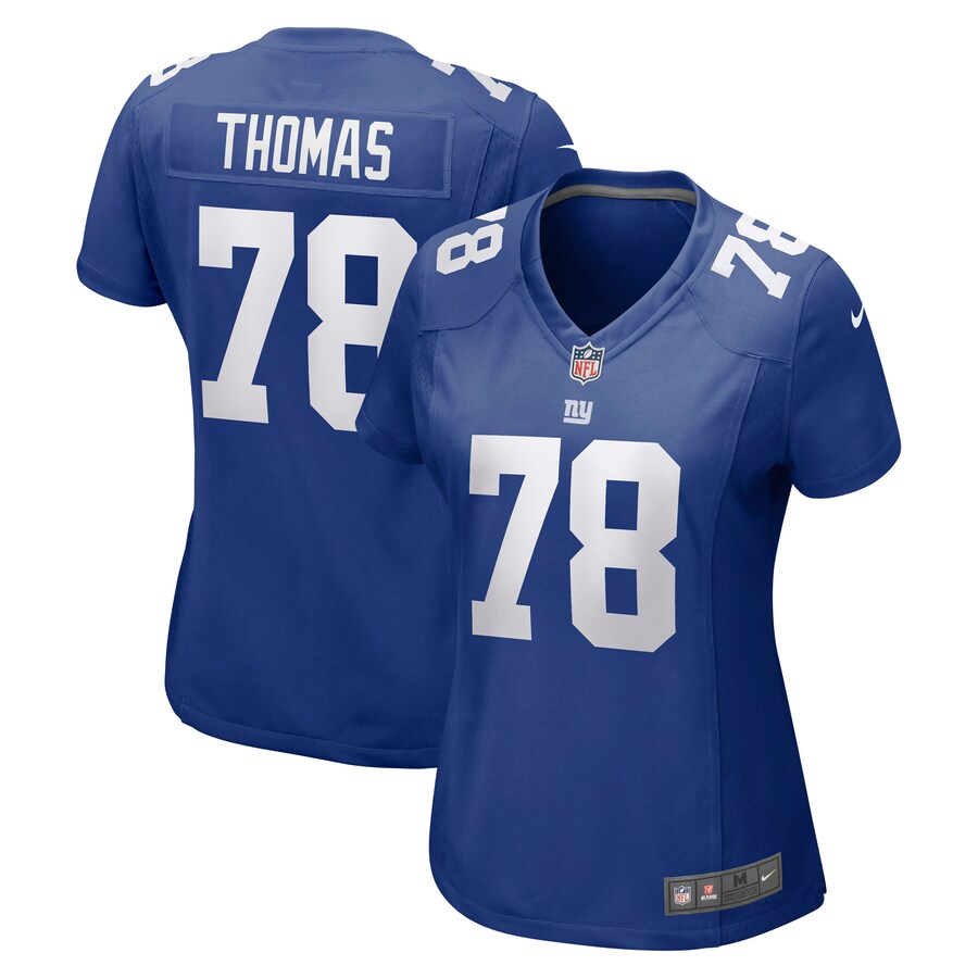 Women's New York Giants Andrew Thomas Nike Royal Game Jersey - Puhuasuan