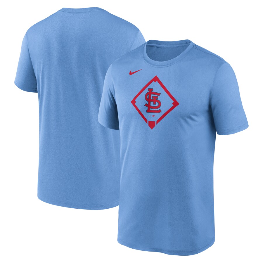 Men's St. Louis Cardinals Nike Light Blue Icon Legend Performance T-Shirt - Puhuasuan