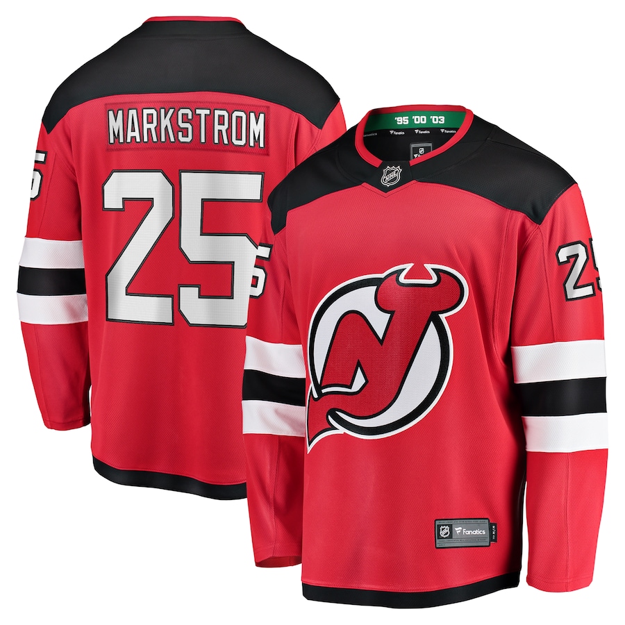 Men's New Jersey Devils Jacob Markstrom Fanatics Red Home Premier Breakaway Player Jersey - Puhuasuan