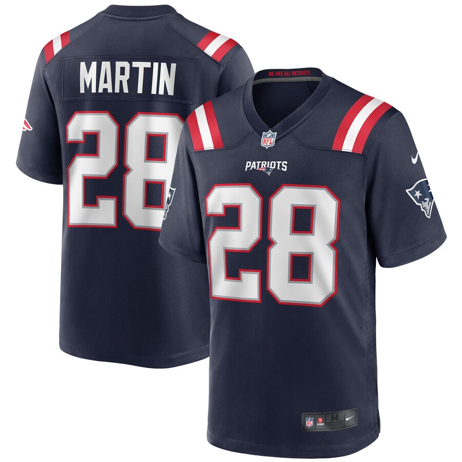 Men's New England Patriots Curtis Martin Nike Navy Game Retired Player Jersey - Puhuasuan