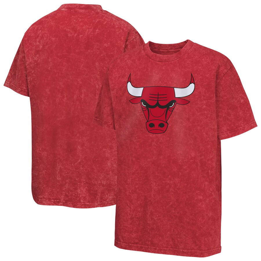 Youth Chicago Bulls  Red Rugged Defense T-Shirt - Puhuasuan