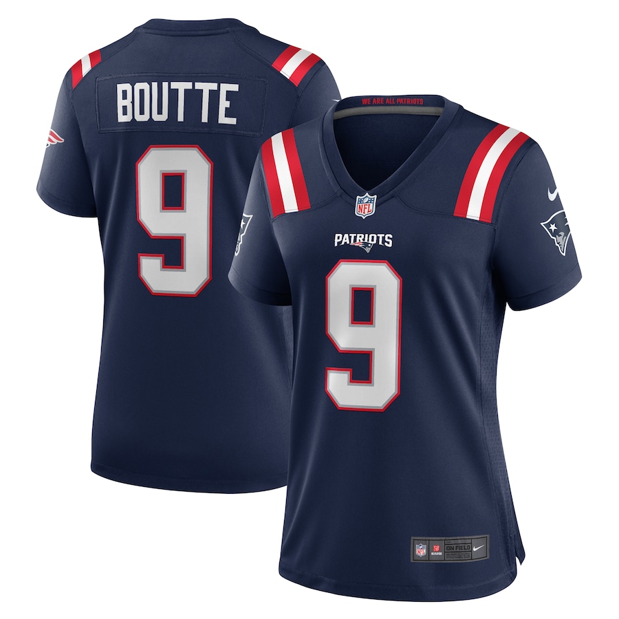 Women's New England Patriots Kayshon Boutte Nike Navy Game Jersey - Puhuasuan