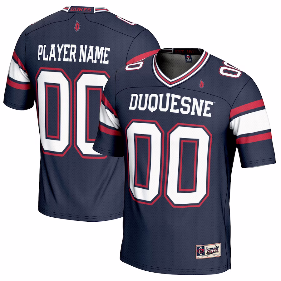 Duquesne Dukes GameDay Greats Youth NIL Pick-A-Player Football Jersey - Blue - Puhuasuan