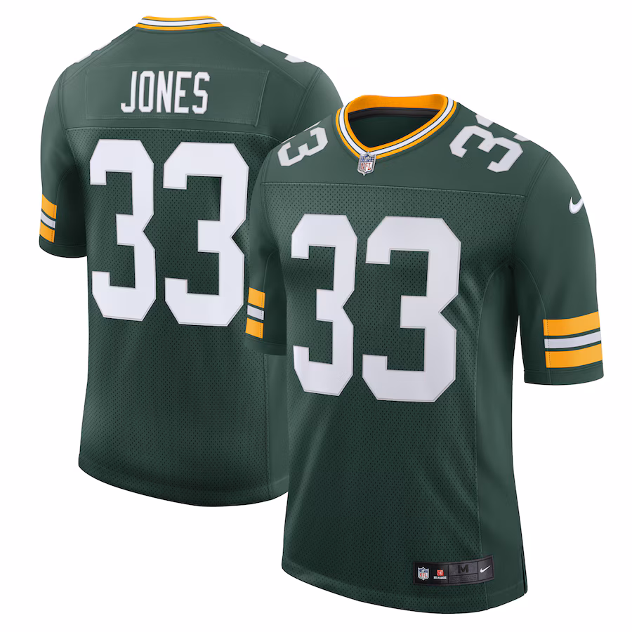 Men's Green Bay Packers Aaron Jones Nike Green Limited Jersey - Puhuasuan