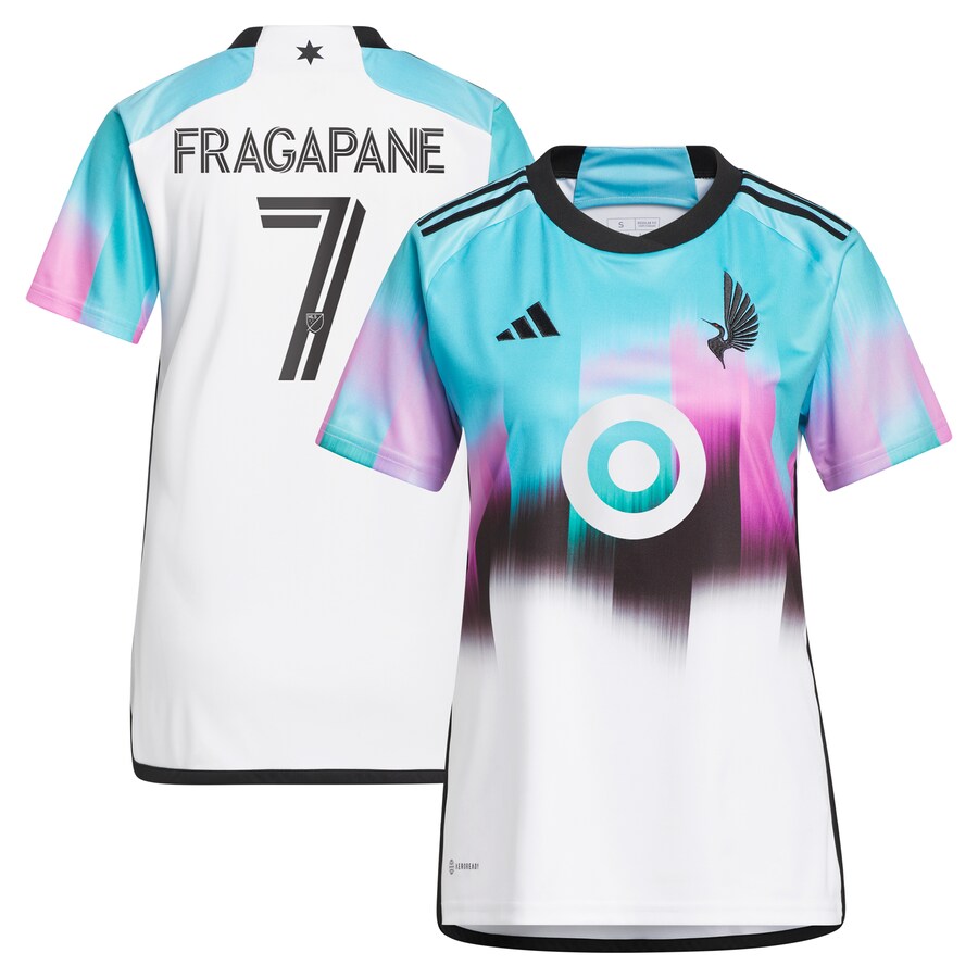 Women's Minnesota United FC Franco Fragapane adidas White 2023 The Northern Lights Kit Replica Jersey - Puhuasuan