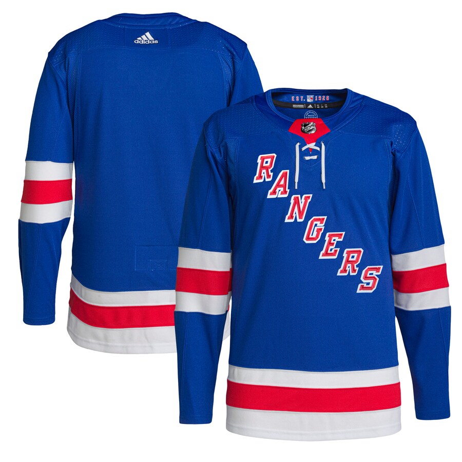 Men's New York Rangers adidas Royal Home Primegreen Authentic Pro Jersey - Puhuasuan
