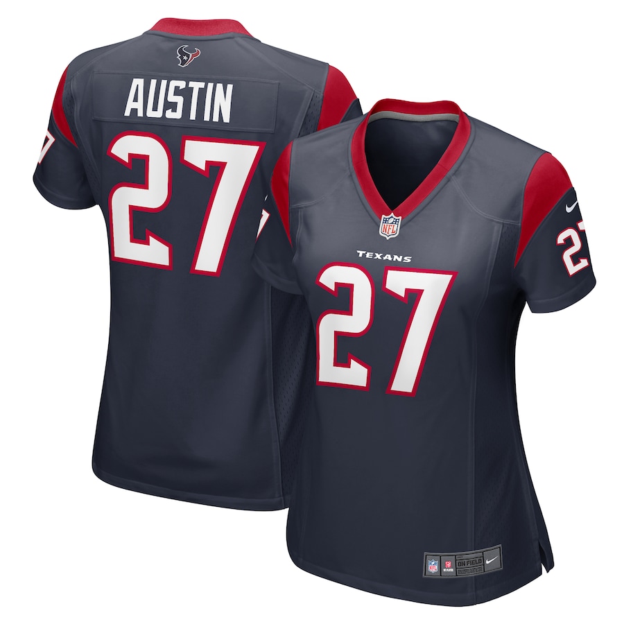 Women's Houston Texans Alex Austin Nike  Navy Team Game Jersey - Puhuasuan