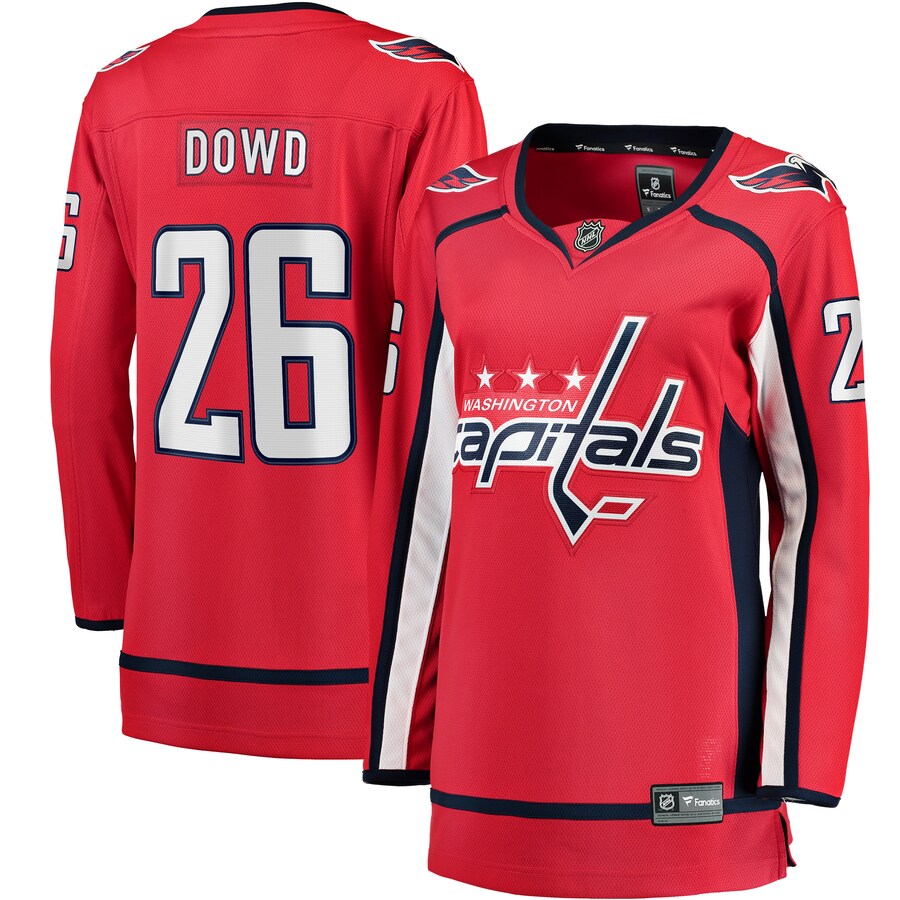 Women's Washington Capitals Nic Dowd Fanatics Branded Red Home Breakaway Player Jersey - Puhuasuan