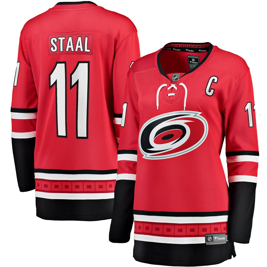 Women's Carolina Hurricanes Jordan Staal Fanatics Branded Red Alternate Breakaway Player Jersey - Puhuasuan