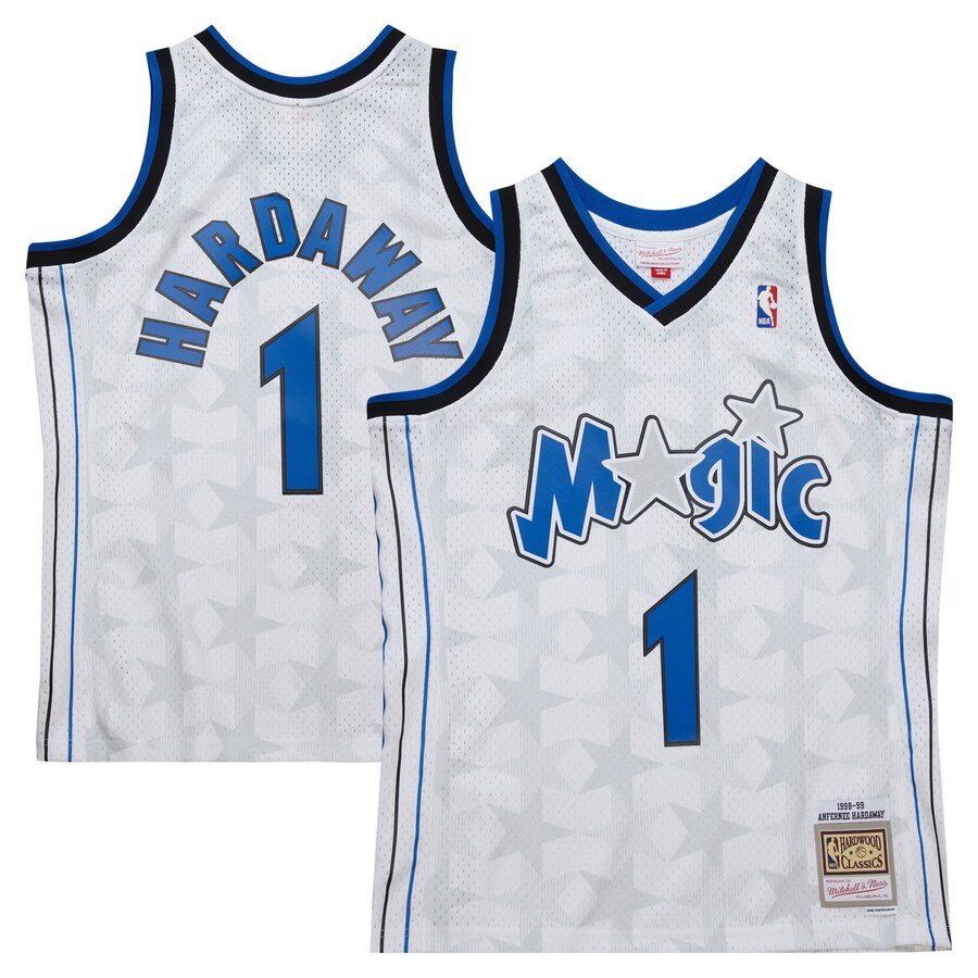 Men's Orlando Magic Penny Hardaway Mitchell & Ness White 1998/99 Hardwood Classics Swingman Jersey - Puhuasuan