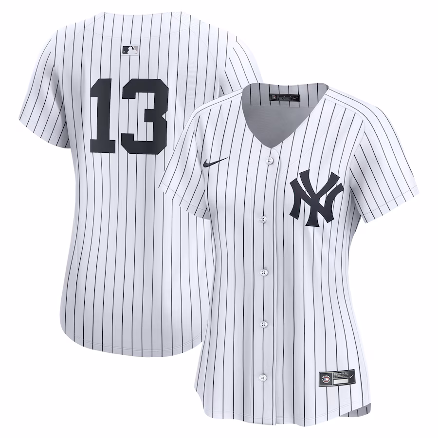 Women's New York Yankees Jazz Chisholm Jr. Nike White Home Limited Player Jersey - Puhuasuan