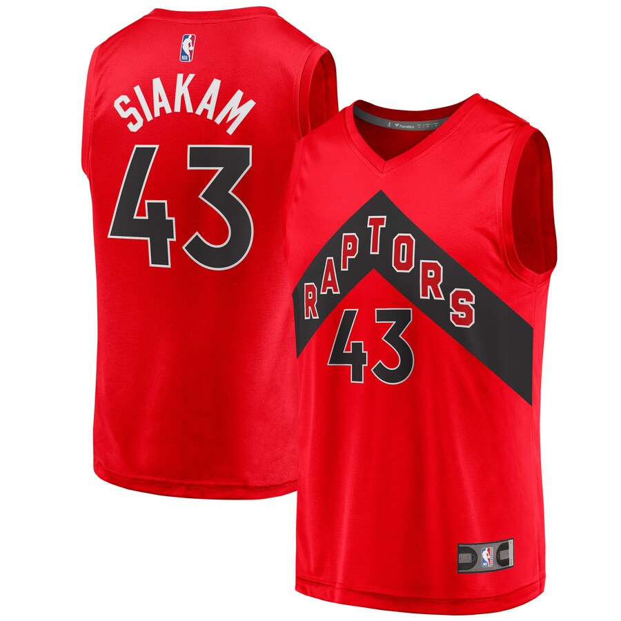 Youth Toronto Raptors Pascal Siakam Fanatics Red Fast Break Player Jersey - Icon Edition - Puhuasuan