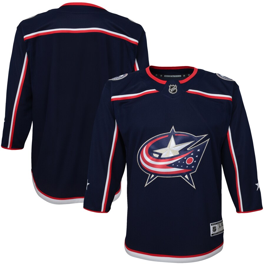 Youth Columbus Blue Jackets Navy Home Premier Jersey - Puhuasuan
