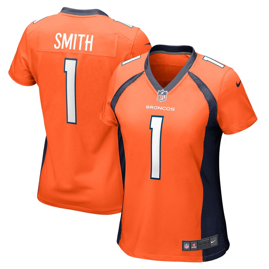 Women's Denver Broncos Tremon Smith Nike Orange Game Jersey - Puhuasuan
