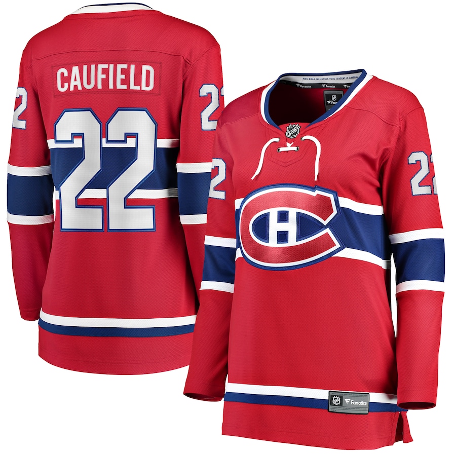 Women's Montreal Canadiens Cole Caufield Fanatics Red Home Breakaway Replica Jersey - Puhuasuan