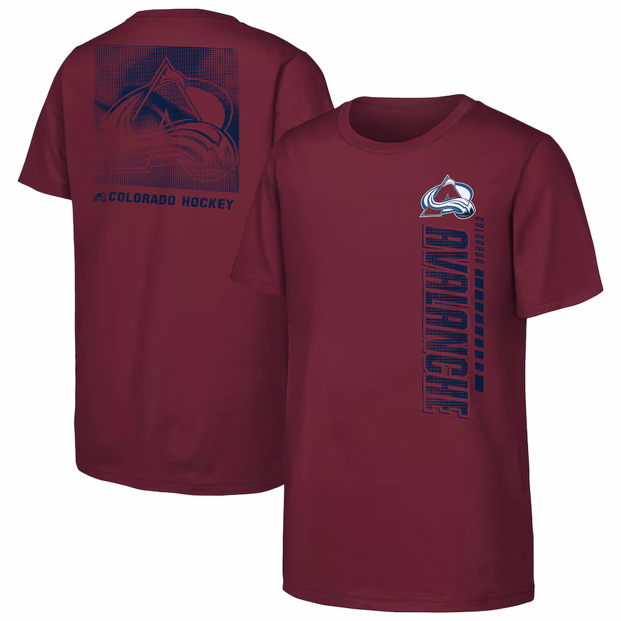 Youth Colorado Avalanche Burgundy Atmosphere T-Shirt - Puhuasuan