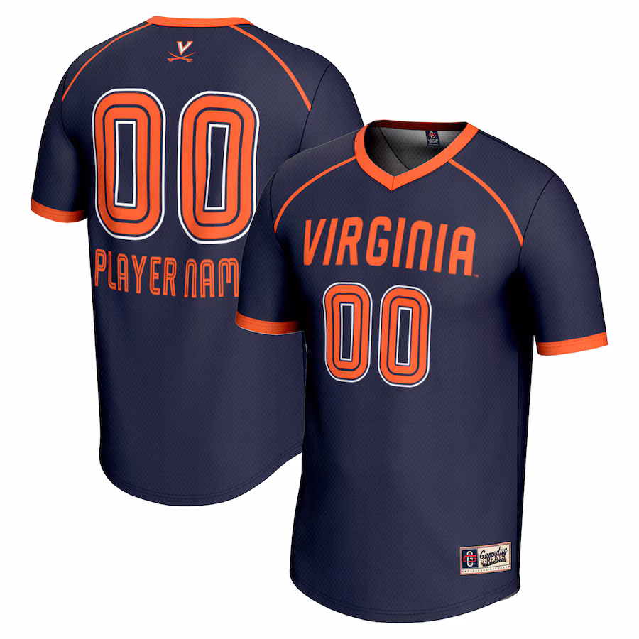 Virginia Cavaliers GameDay Greats Unisex Women's Lacrosse NIL Lightweight Jersey - Navy - Puhuasuan