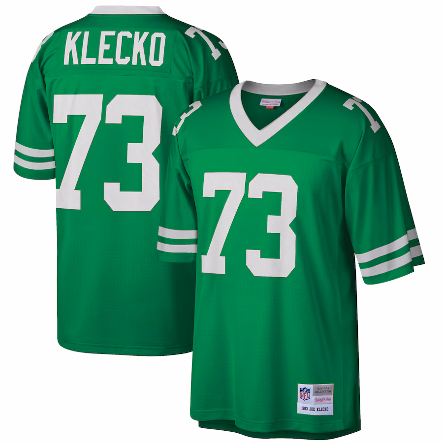 Men's New York Jets Joe Klecko Mitchell & Ness Green Retired Player Legacy Replica Jersey - Puhuasuan