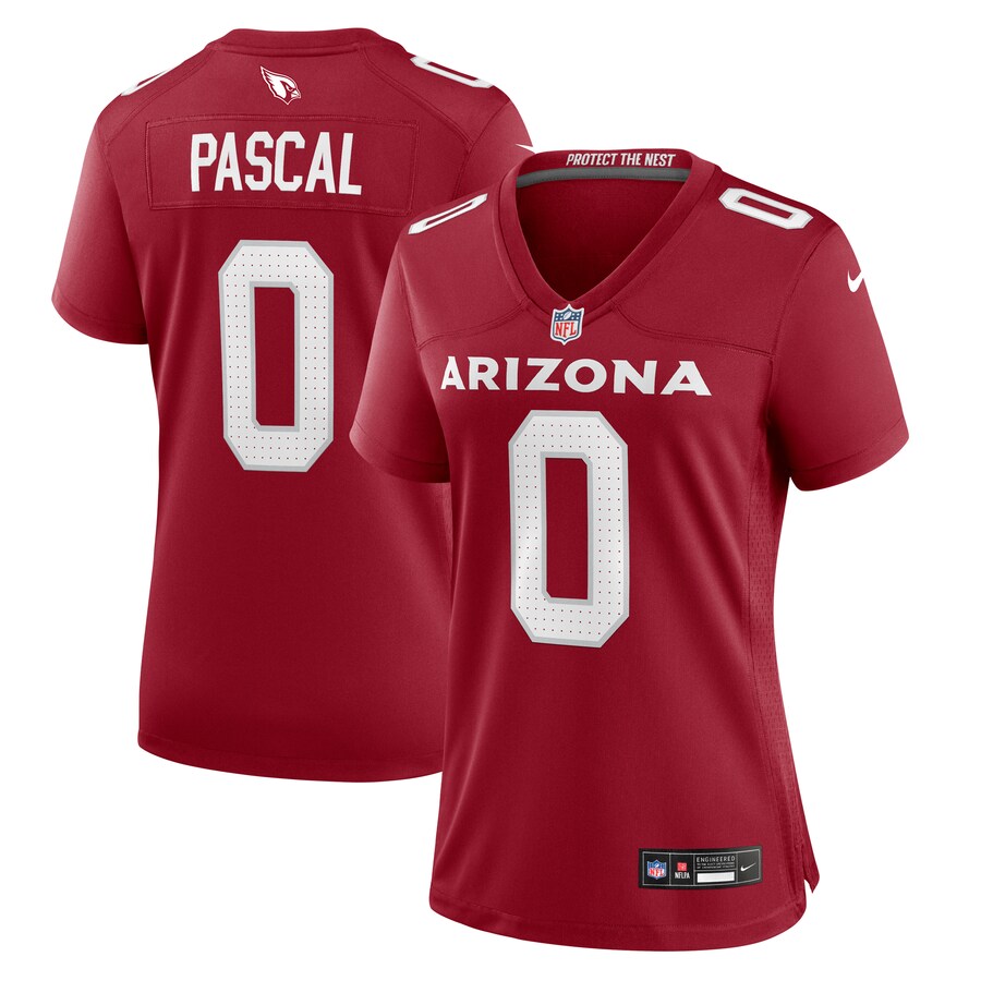 Women's Arizona Cardinals Zach Pascal Nike Cardinal Team Game Jersey - Puhuasuan